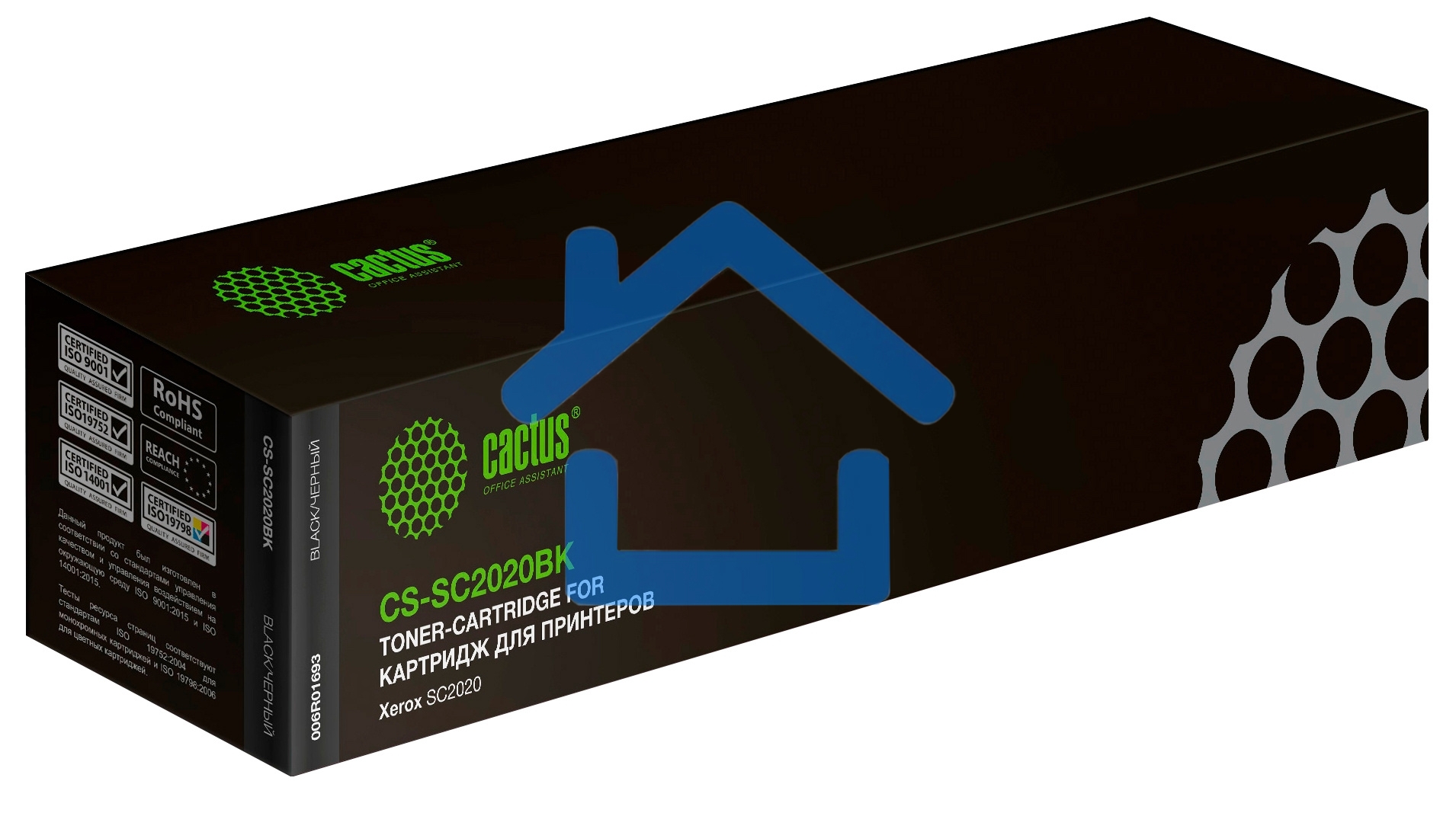 Картридж лазерный Cactus CS-SC2020BK 006R01693 черный (9000стр.) для Xerox DocuCentre SC2020/ SC2020NW