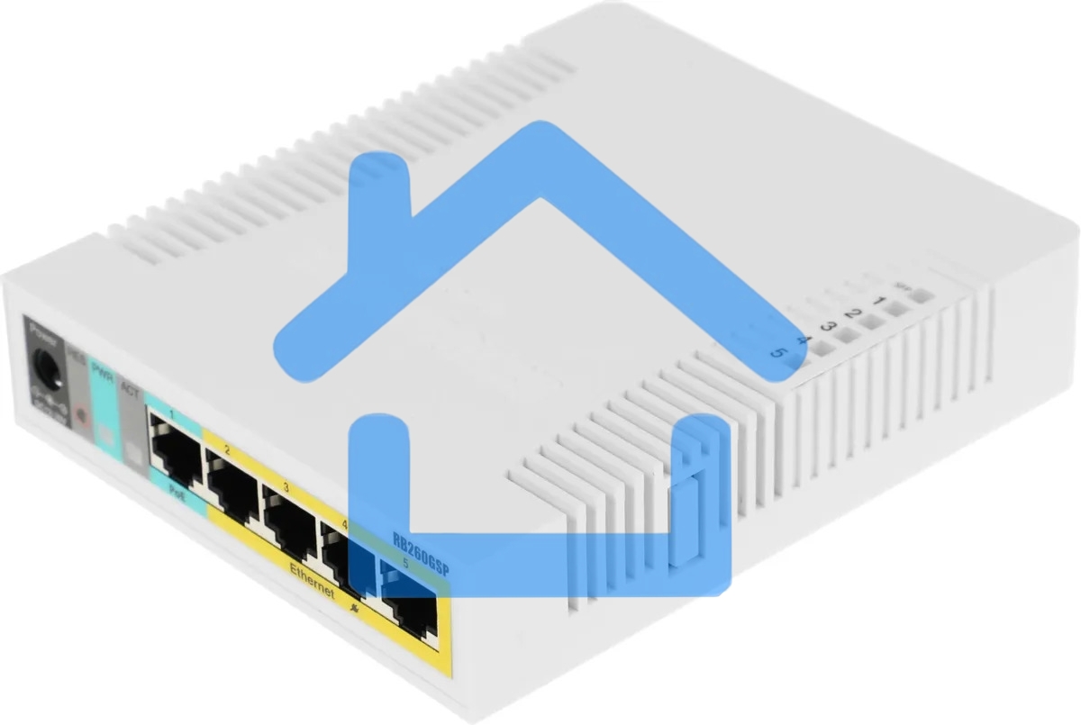 Коммутатор Mikrotik CSS106-1G-4P-1S 5PORT 1000M 1SFP