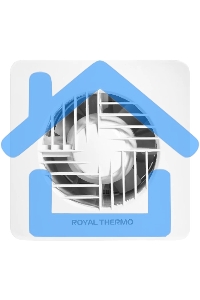 Вытяжной вентилятор Royal Thermo RAFT 100 T белый НС-1608394