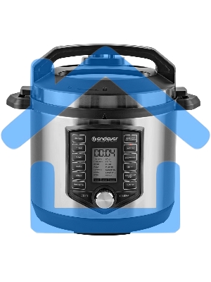 Скороварка-мультиварка электрическая Endever Vita-131, черный/стальной, мощность 1200 Вт, емкость 6л, 38 авторежимов работы, книга рецептов, 2 шт/уп.