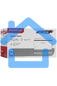 Принтер лазерный Pantum BP2300w, A4, ч/б, печ. до 22 стр/мин., 1200 x 1200 dpi, USB, Wi-Fi