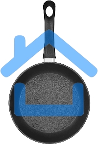 Сковорода Rondell Invictus RDA-1364, 24см, без крышки, черный