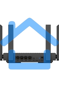 Роутер беспроводной Cudy WR1500 AX1500 10/100/1000 черный