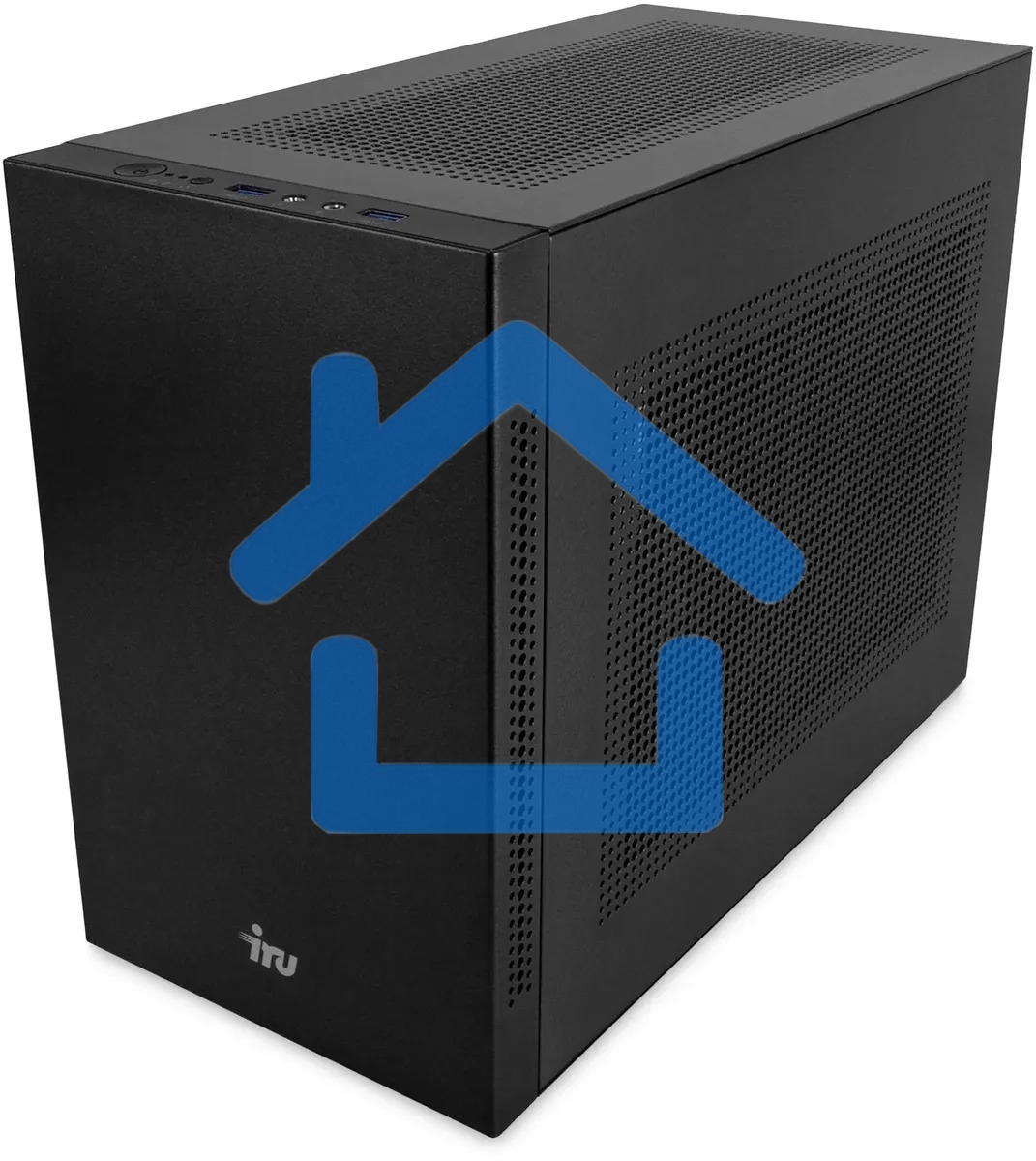 Компьютер IRU Game 510B7GS MT i5 12400F (2.5) 16Gb SSD 512Gb RTX4060 8Gb Free DOS GbitEth 600W черный (2055740)