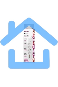 Удлинитель с сетевым фильтром Defender DFS 143, белый, 4розетки, USB+TypeC, 3 м.