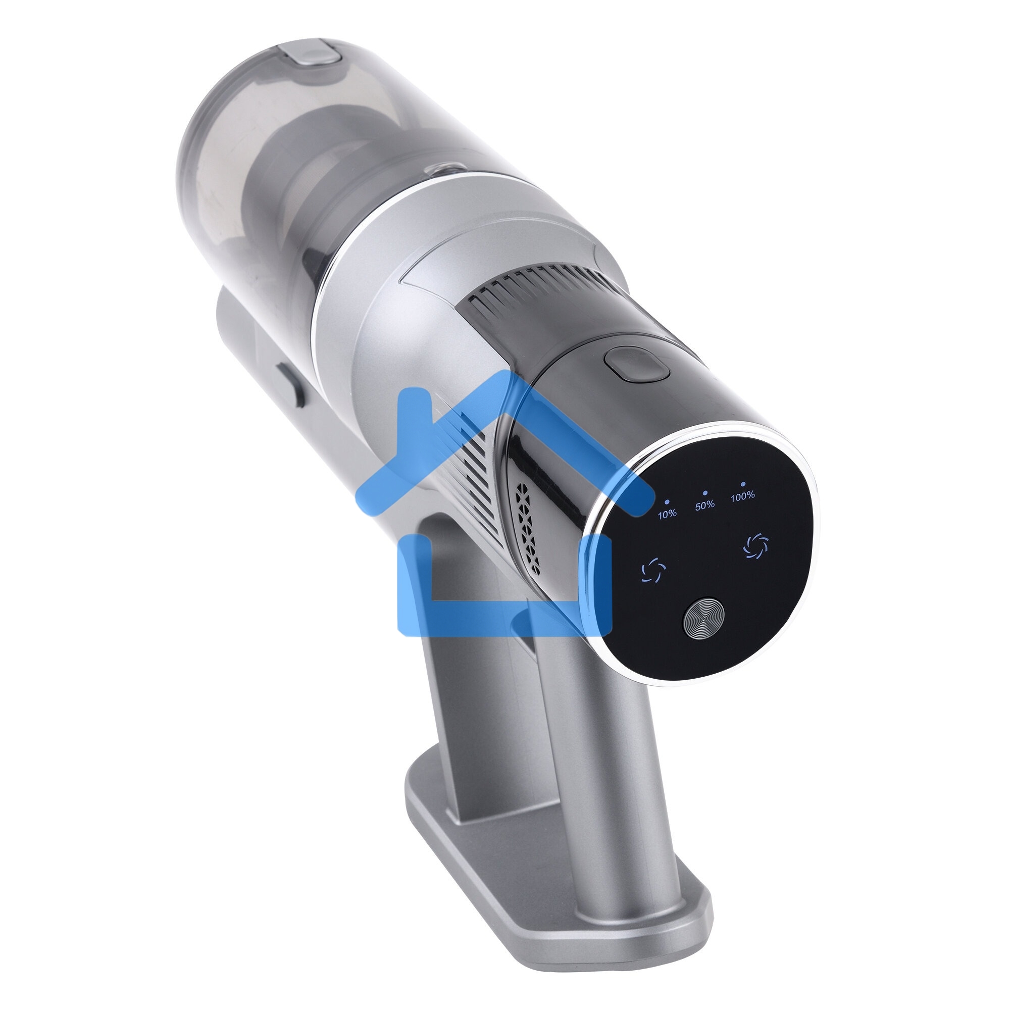 Пылесос вертикальный Polaris PVCS-4010 серый, влажная/сухая уборака, пылесборник 0.45 л., аккумулятор, 150 Вт, время работы 65 мин