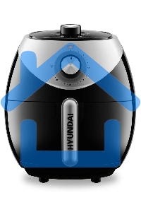 Аэрогриль Hyundai HYF-3456 1500Вт черный/серебристый