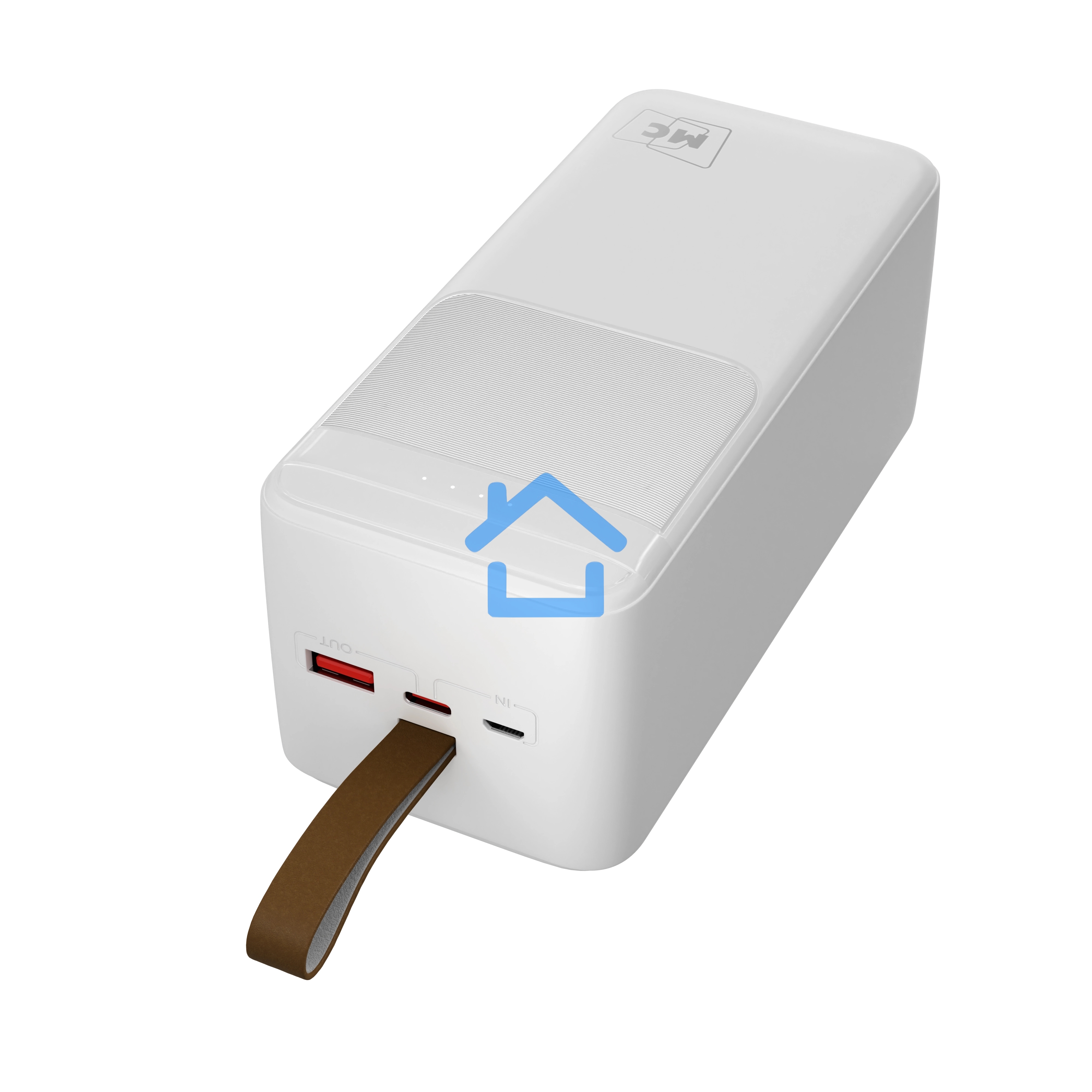 Портативный аккумулятор MORE CHOICE (4620202552860) PB59-50 50000mAh 1USB+1Type-C+1micro-USB 3.0A 22.5W+PD20W+QC3.0, белый