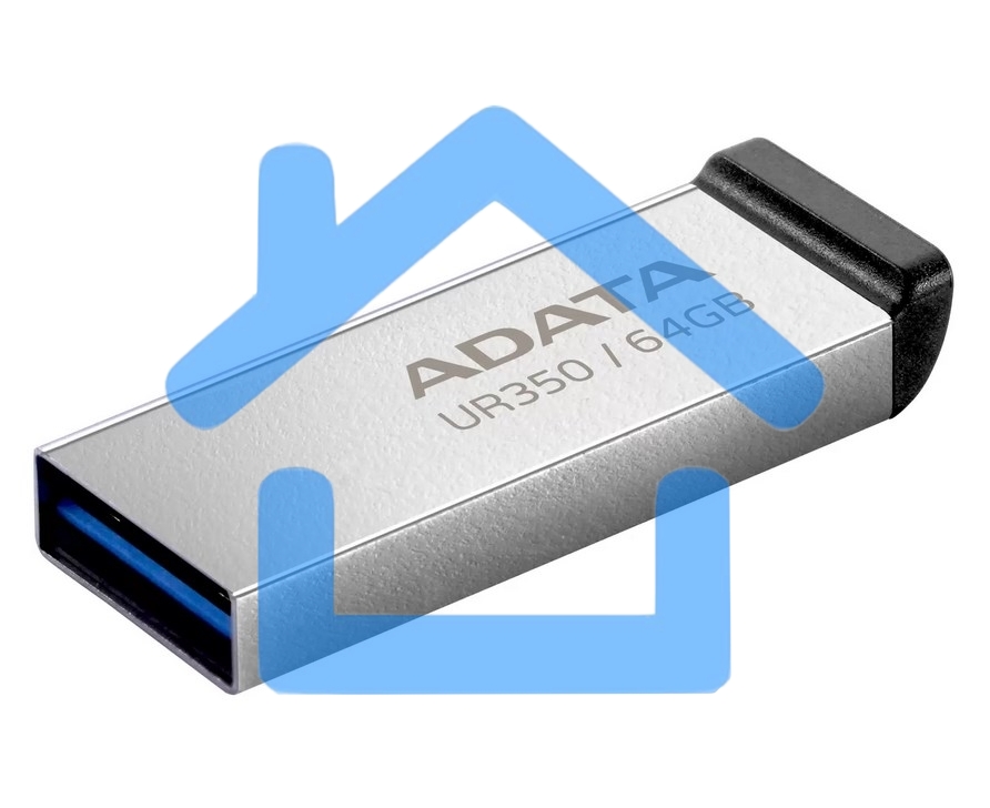 Флешка USB R/W ADATA UR350-64G-RSR/BK USB3.2 64G черный