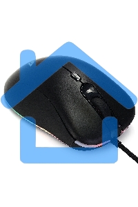 Мышь проводная Crown CMGM-904 черный, 7000 dpi, USB, кнопки - 7