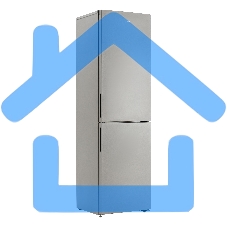 Холодильник Бирюса М6149 металлик двухкамерный 245/135 л морозилка снизу, автоматическое оттаивание