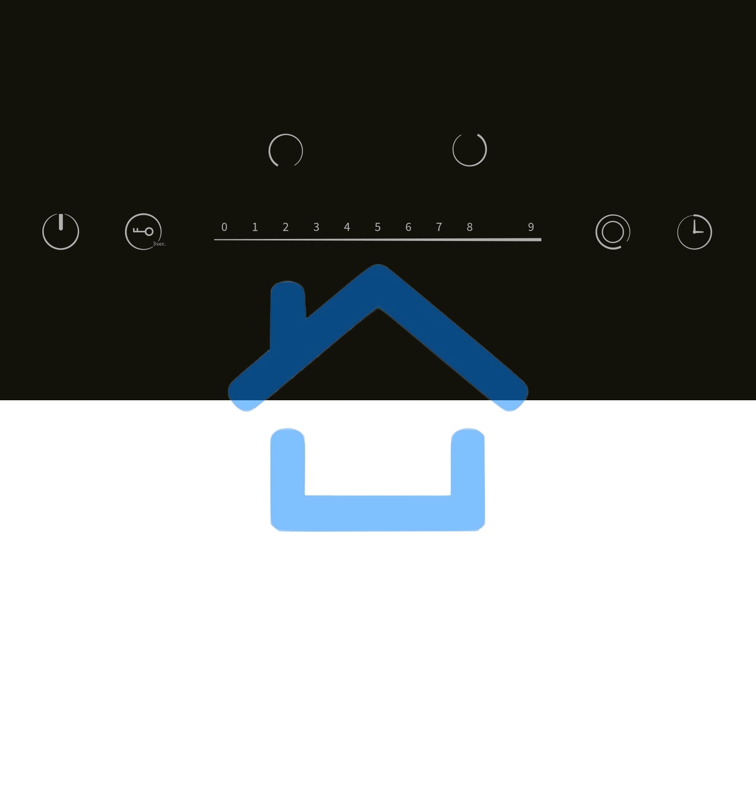 Электрическая варочная панель Lex EVH 321A BL Hi-Light, независимая, черный