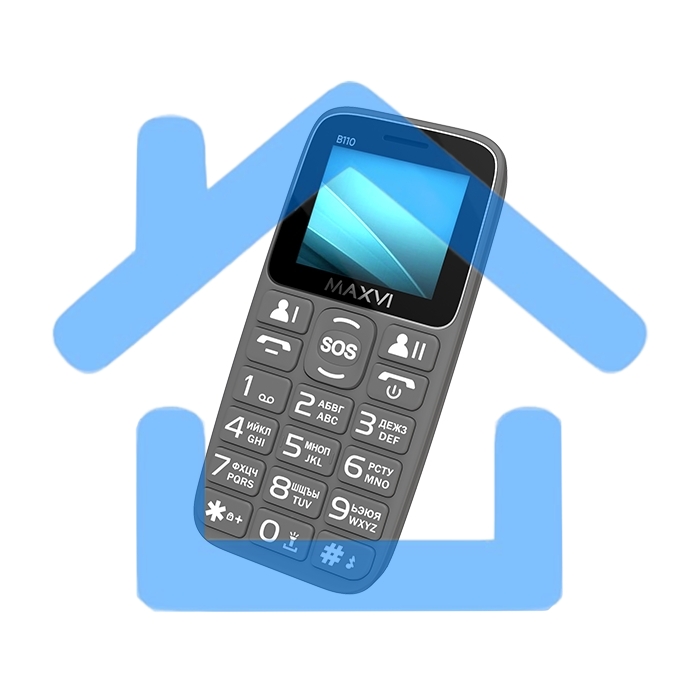 Мобильный телефон Maxvi B110 grey