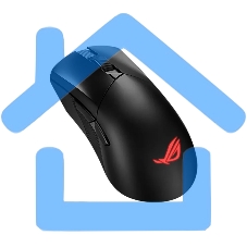 Мышь беспроводная/проводная ASUS P711 ROG Gladius III черный, 36000 dpi, радиоканал, Bluetooth, USB, кнопки - 6