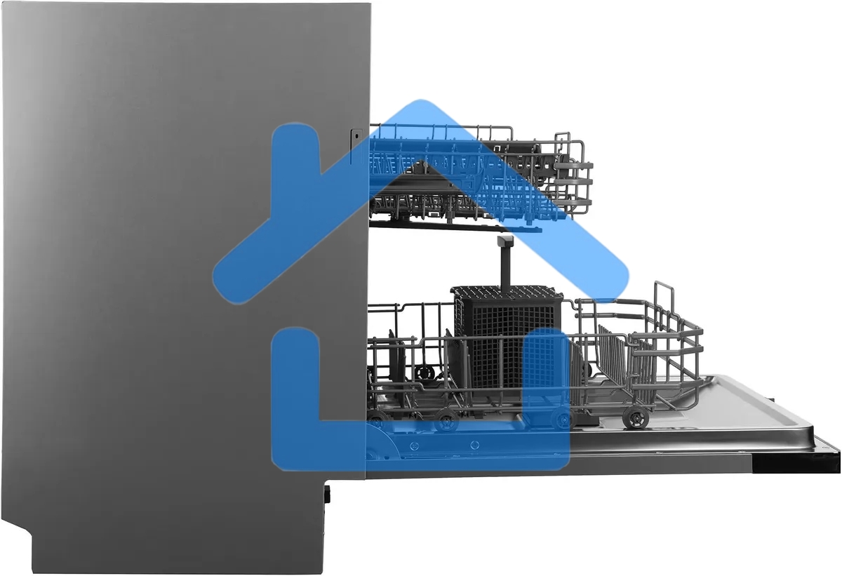 Встраиваемая посудомоечная машина Hyundai HBD 642, нержавеющая сталь, 59.8 см, 13 компл., 49 дБ, класс A++