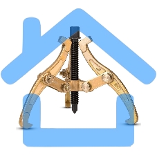 Съемник подшипников трехзахватный Deli DL-S6 150мм(рабочий ход болта), внешний диаметр 20-100мм, внутренний диаметр 45-135мм, сталь 45#
