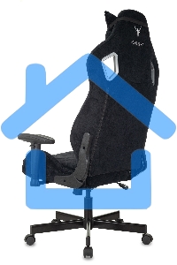 Кресло игровое Бюрократ Knight Outrider Light-20 черный с подголов. крестовина металл