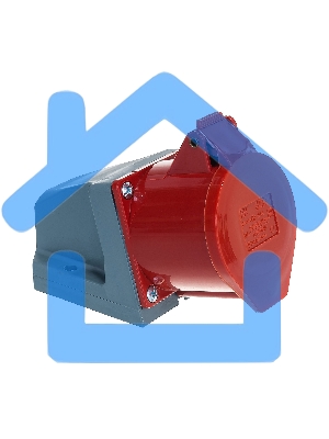 Розетка 125 стационарная 3Р+РЕ+N 32А 380В IP44 ИЭК