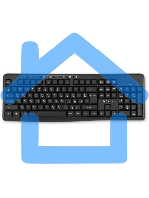 Клавиатура Oklick K225W (1875232) USB, Радиоканал, черный