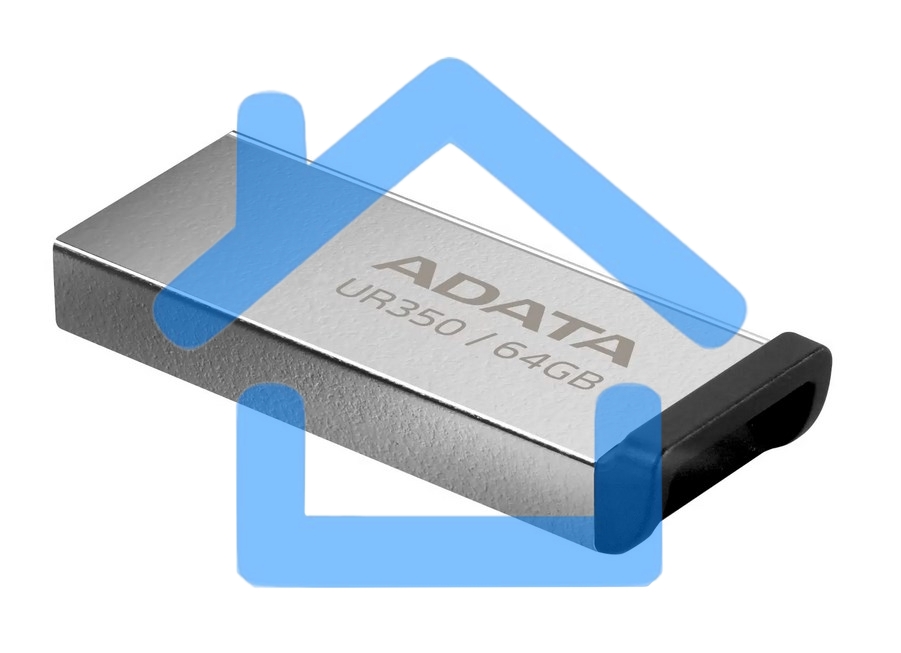 Флешка USB R/W ADATA UR350-64G-RSR/BK USB3.2 64G черный