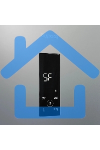 Холодильник Бирюса Б-M960NF металлик двухкамерный 240/100л морозилка снизу, No Frost