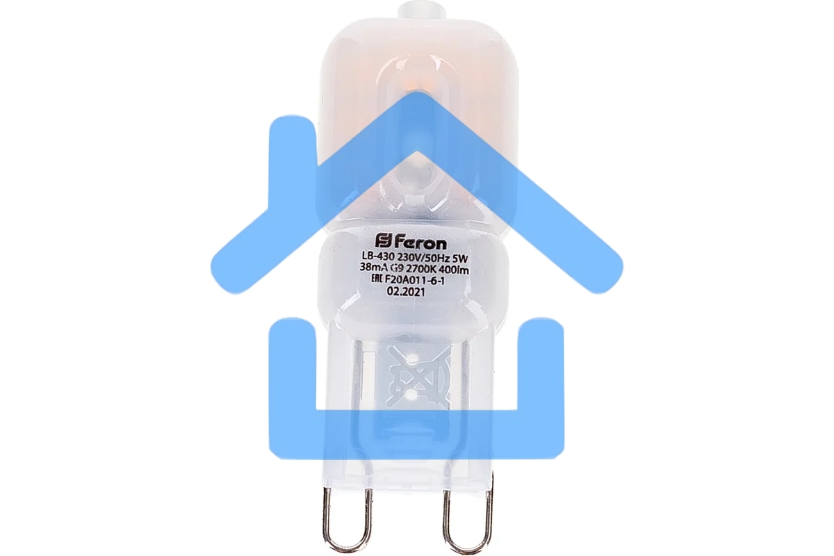 Лампа светодиодная FERON LB-430 (25636) 5W 230V G9 2700K