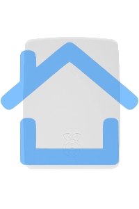 Корпус Qumo ABS Plastic, Raspberry Pi 4, белый/желтый