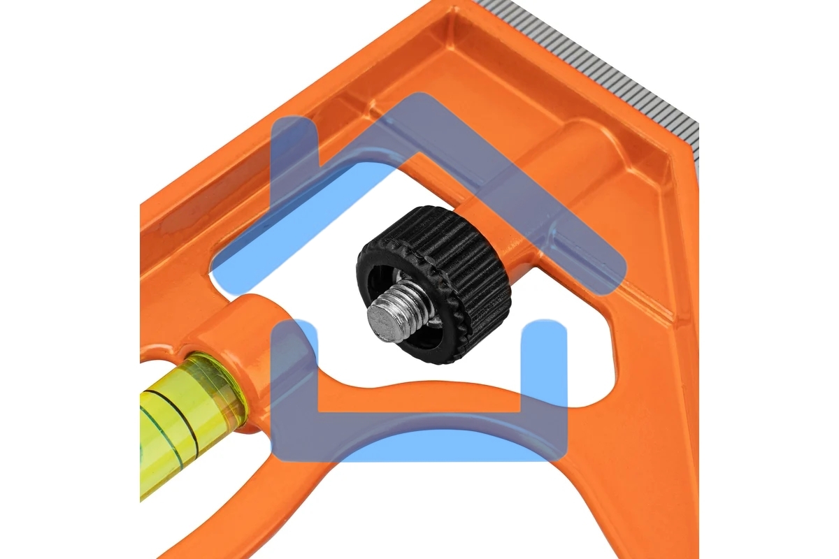 Угольник, 300 мм, металлический, комбинированный Sparta