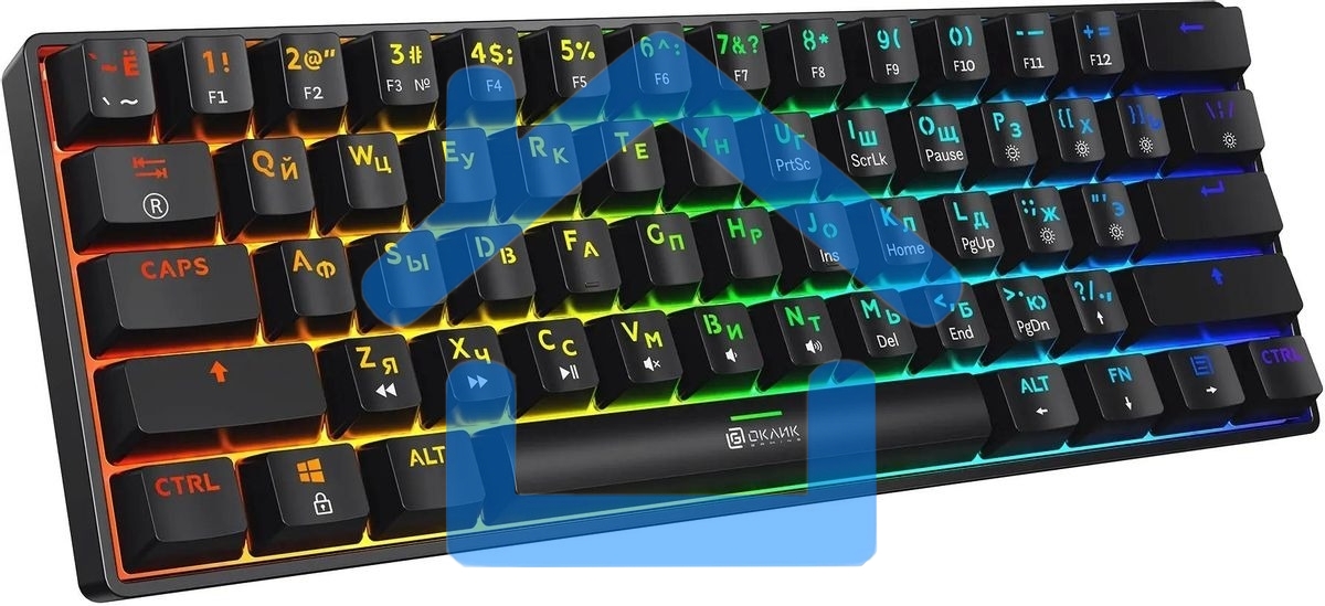Клавиатура Oklick K713X проводная, USB, черный