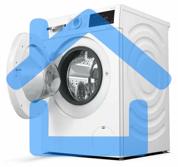Стирально-сушильная машина Bosch WNA144VLSN белый, загр.фронтальная, макс.: 9 кг, 1400 об/мин, класс: Е
