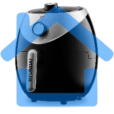 Аэрогриль Hyundai HYF-3456 1500Вт черный/серебристый