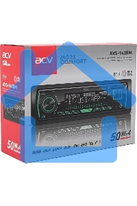 Автомагнитола ACV AVS-942BM 1DIN 4x50Вт