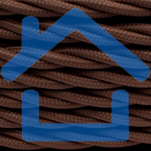 Провод ретро Bironi B1-434-72-50 3х1.5 матовый коричневый (уп. 50 м)