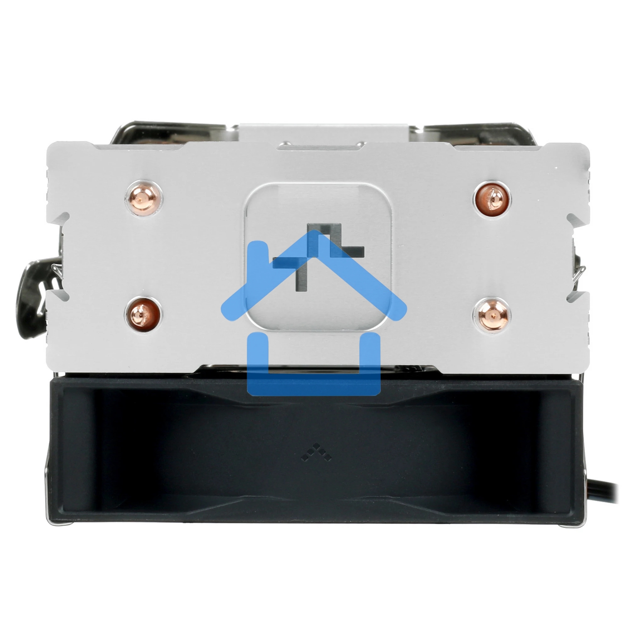 Кулер для процессора DEEPCOOL AG200 черный, 92 мм, алюминий/медь, 3050 об/мин, 30.5 дБ, 4 pin, 100 Вт, 133 мм