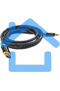 Кабель HDMI 19M/M,ver. 2.1, 8K@60 Hz 2m метал разъемы, нейлоновая оплетка Telecom <TCG300-2M>