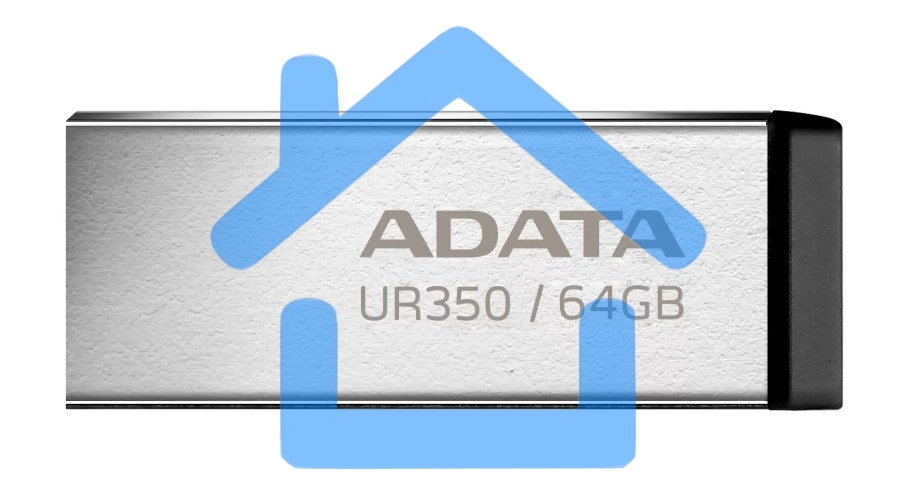 Флешка USB R/W ADATA UR350-64G-RSR/BK USB3.2 64G черный