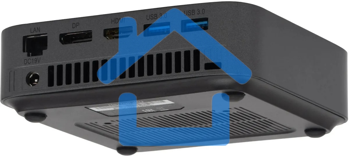 Неттоп IRU 310TLCN i3 1115G4 (3.3) 8Gb SSD256Gb Iris Xe Windows 11 Professional GbitEth черный (1975168)