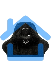 Кресло игровое Бюрократ VIKING KNIGHT LT20 FABRIC черный крестовина металл/пластик