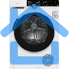 Сушильная машина Weissgauff WD 599 DC Inverter Heat Pump белый, 9 кг, сушка - тепловой насос, программ - 14, 59.5 x 84.5 x 64 см