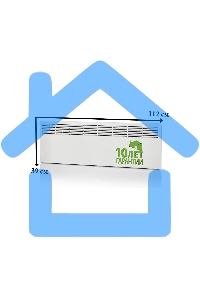 Конвектор ENSTO FinnHeat EPHBM15PR белый, 1500 Вт, 24 м2, термостат