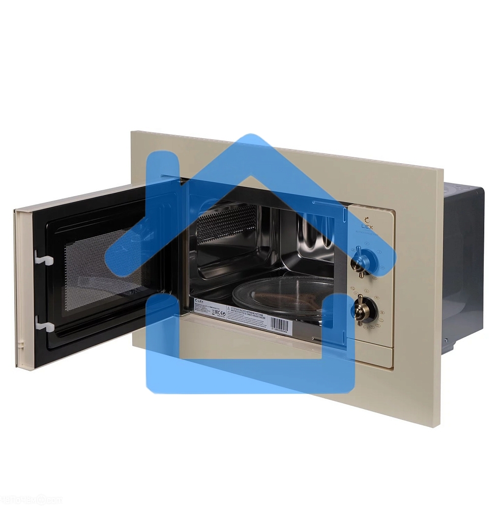 Микроволновая печь LEX BIMO 20.04 айвори 20л 700Вт поворотный механизм