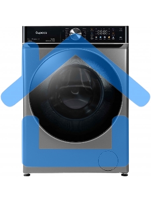 Стиральная машина Бирюса WM-SC914/15 S хромированный металлик, загрузка фронтальная 9 кг, 1400 об/мин, класс А+++