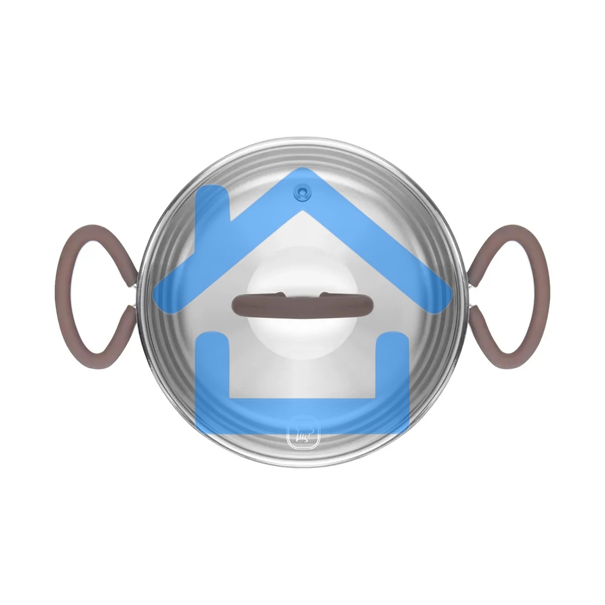 Кастрюля Rondell Etery RDS-1600 5.1л. d=24см (с крышкой) сталь