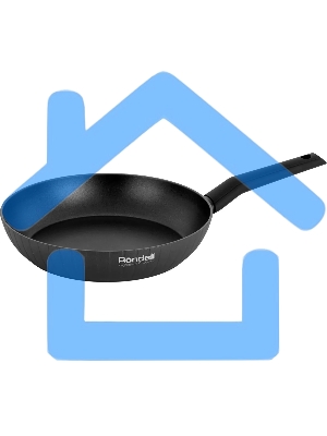 Сковорода Rondell Vero RDA-1494, 26см, без крышки, серый