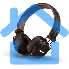 Гарнитура накладные Marshall Major V коричневый беспроводные bluetooth оголовье