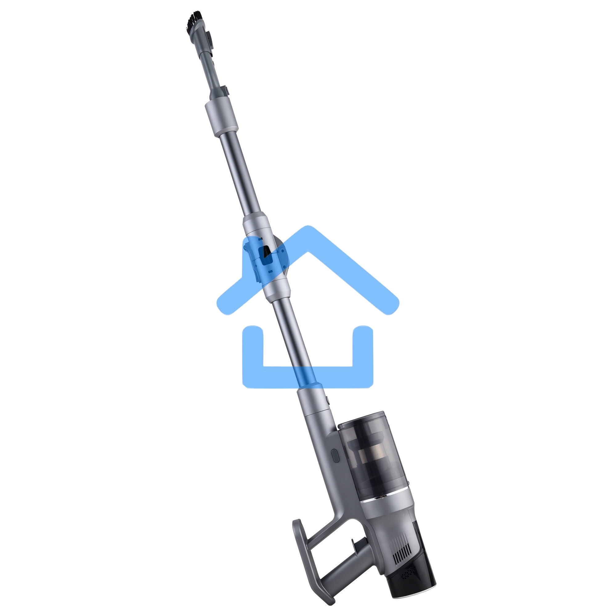 Пылесос вертикальный Polaris PVCS-4010 серый, влажная/сухая уборака, пылесборник 0.45 л., аккумулятор, 150 Вт, время работы 65 мин