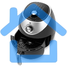 Аэрогриль Hyundai HYF-3456 1500Вт черный/серебристый