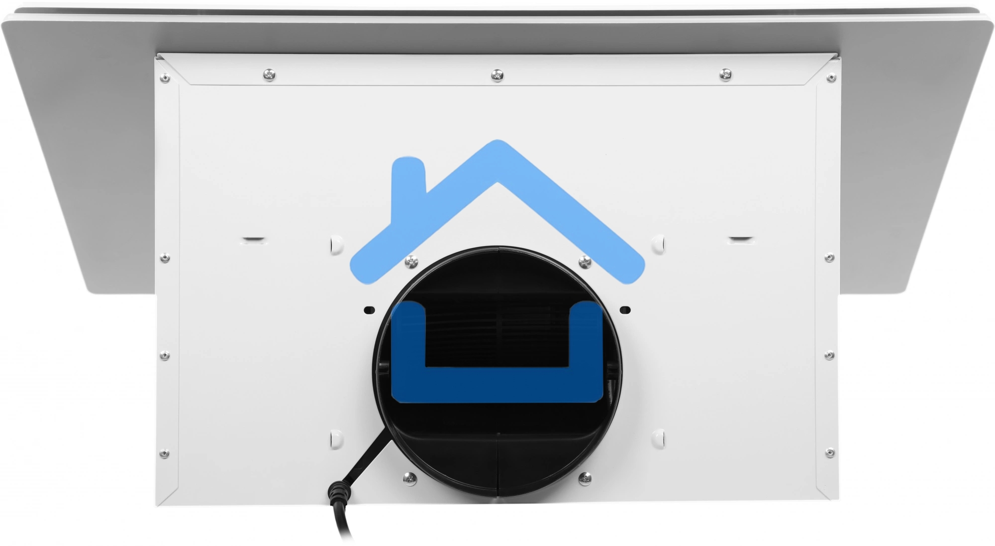 Вытяжка наклонная Hyundai HGH 6830 WG белый, 59.5 см, 350 куб. м/ч, 54 дБ