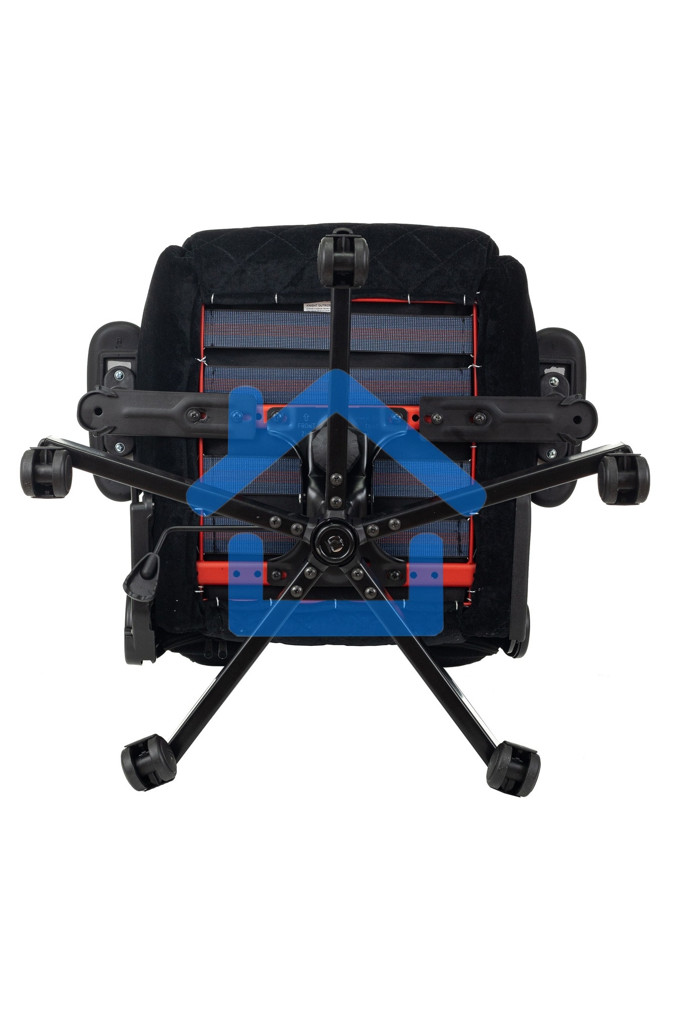 Кресло игровое Бюрократ Knight Outrider Light-20 черный с подголов. крестовина металл