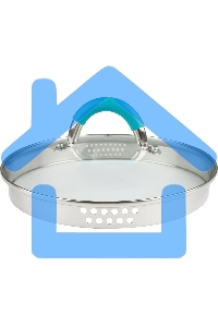 Кастрюля MALLONY BRAVO нержавеющая сталь, со стеклянной крышкой, 3,9 л, d-20